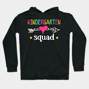 Team Kindergarten Squad Teacher Kids Back To School Gift Hoodie